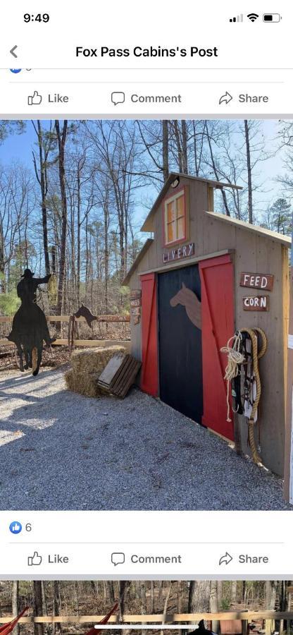 Bed and Breakfast Fox Pass Cabins Хот-Спрингс Экстерьер фото
